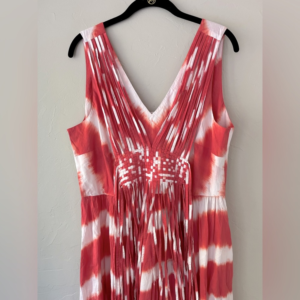 ❤️SUNDANCE ISLAND RHYTHMS TIE DYE FLARE DRESS 12 - Picture 6 of 10